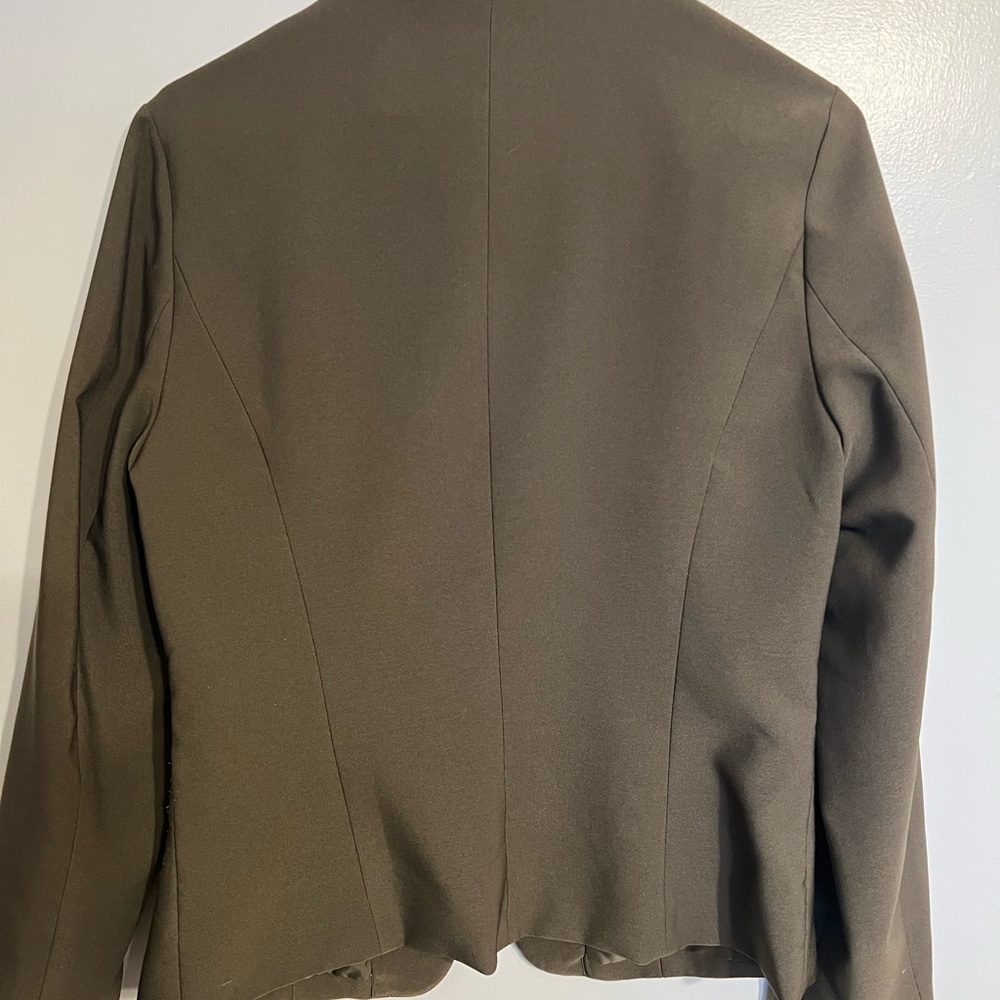 Sz M Women’s military-style blazer army green - Picture 4 of 6